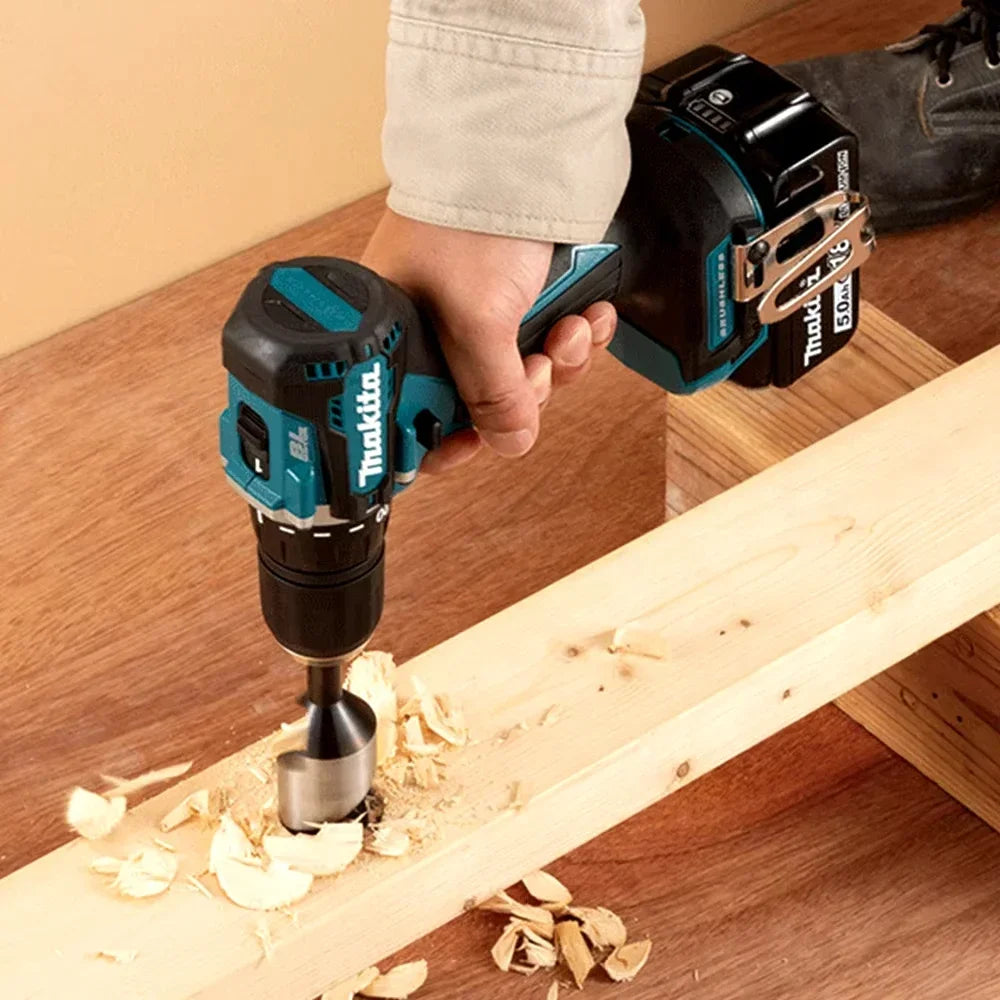Makita Original DDF487 Cordless Driver Drill 18V Brushless Electric Impact Screwdriver Rechargeable Power Tool (ony tool)