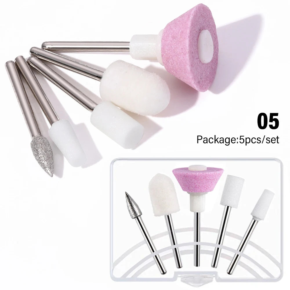 6 In 1 Portable Electric Nail Drill Kit, Manicure Polish Remover, Professional Nail File Pen Tool