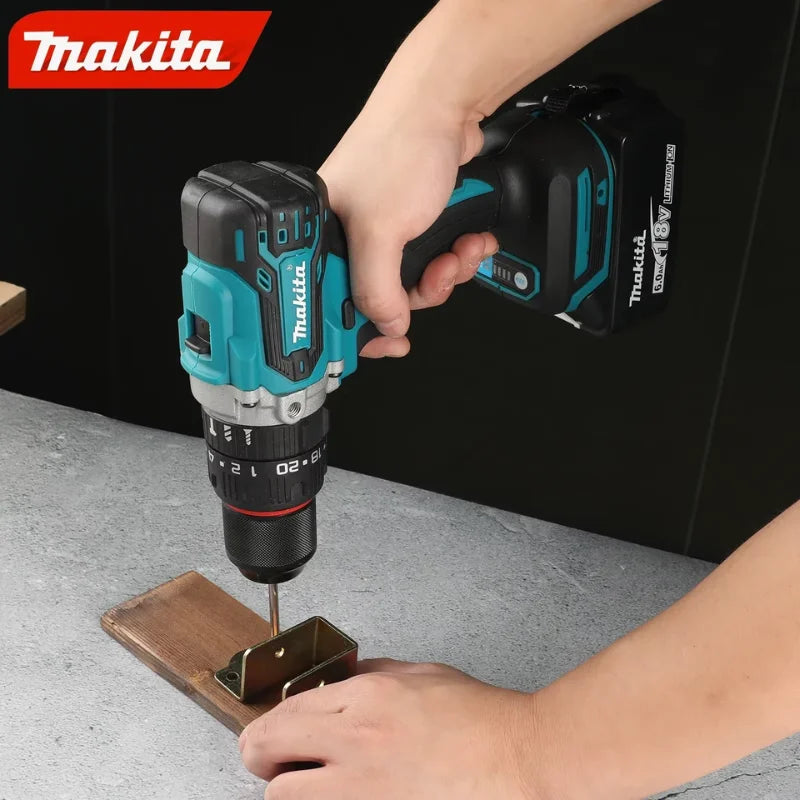 Makita DDF487 18V Cordless Brushless Electric Drill Driver Compact High Torque LXT Electric Variable Speed Brushless Motor Tool