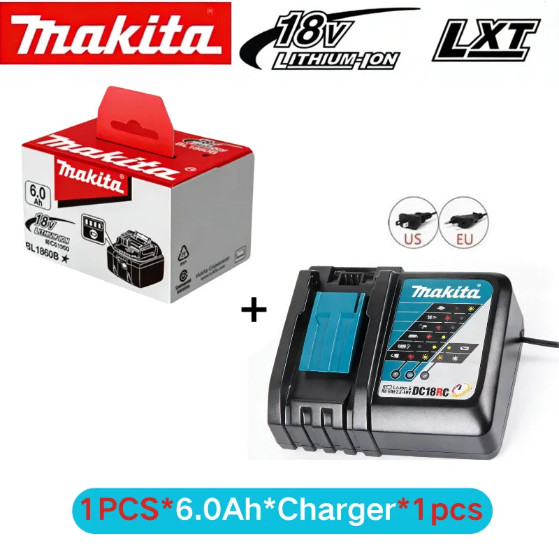 Makita DDF487 10mm brushless 18V lithium rechargeable impact drill, household hand drill, high torque electric screwdriver